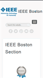 Mobile Screenshot of ieeeboston.org