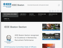 Tablet Screenshot of ieeeboston.org